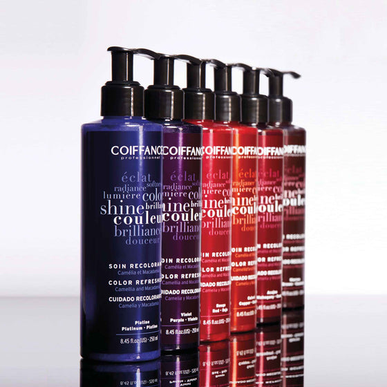 Soin déjaunissant bleu cheveux blonds made in France Coiffance
