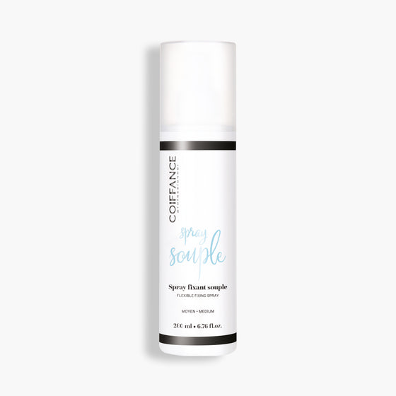 Spray fixant souple tous types de cheveux made in France Coiffance
