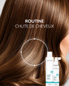 Lotion antichute et densifiante Hairfax qui freine la chute de cheveux et stimule la pousse de cheveux plus forts et plus résistants, fabrication française